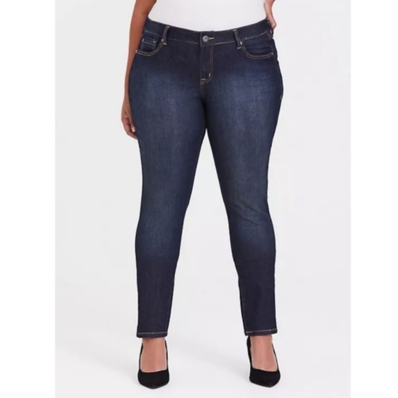 torrid Denim - Torrid Skinny Jeans Dark Wash 22